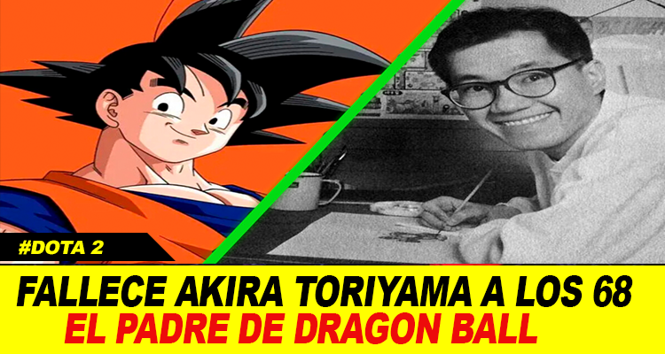 FALLECE AKIRA TORIYAMA A LOS 68 AÑOS EL PADRE DE DRAGON BALL Y GOKU